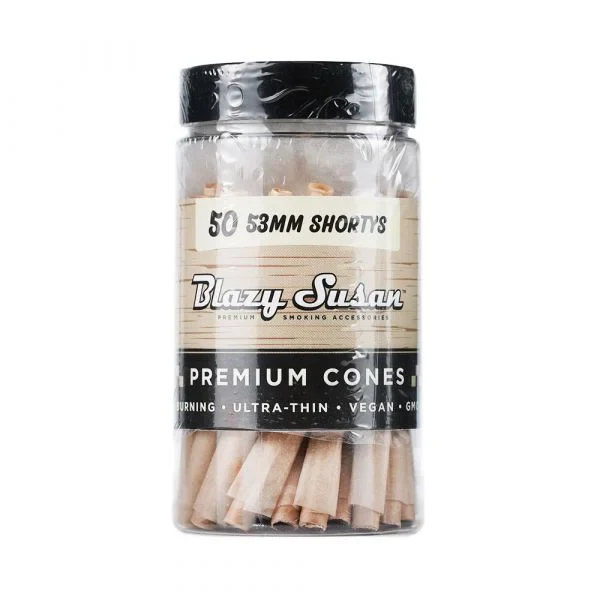 Blazy Susan Unbleached Cones - 50 Count Jar - - Image 2