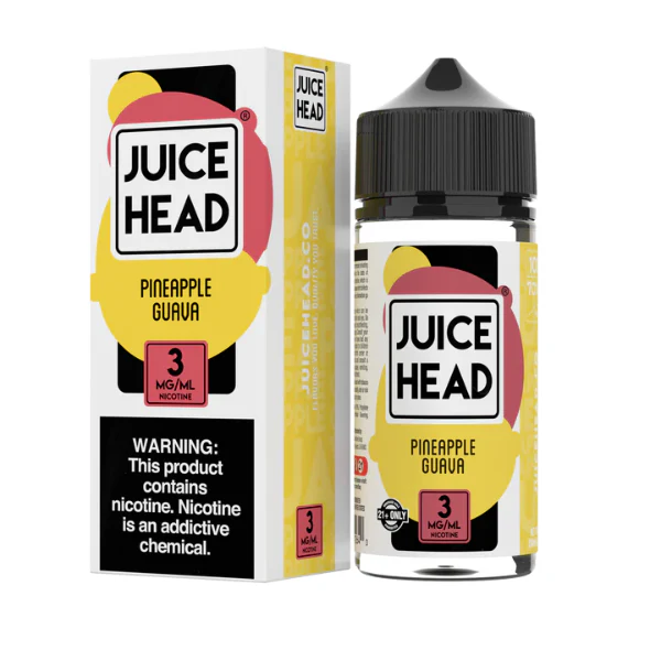 Juice Head eLiquid_TFN_100mL_Pineapple Guava -
