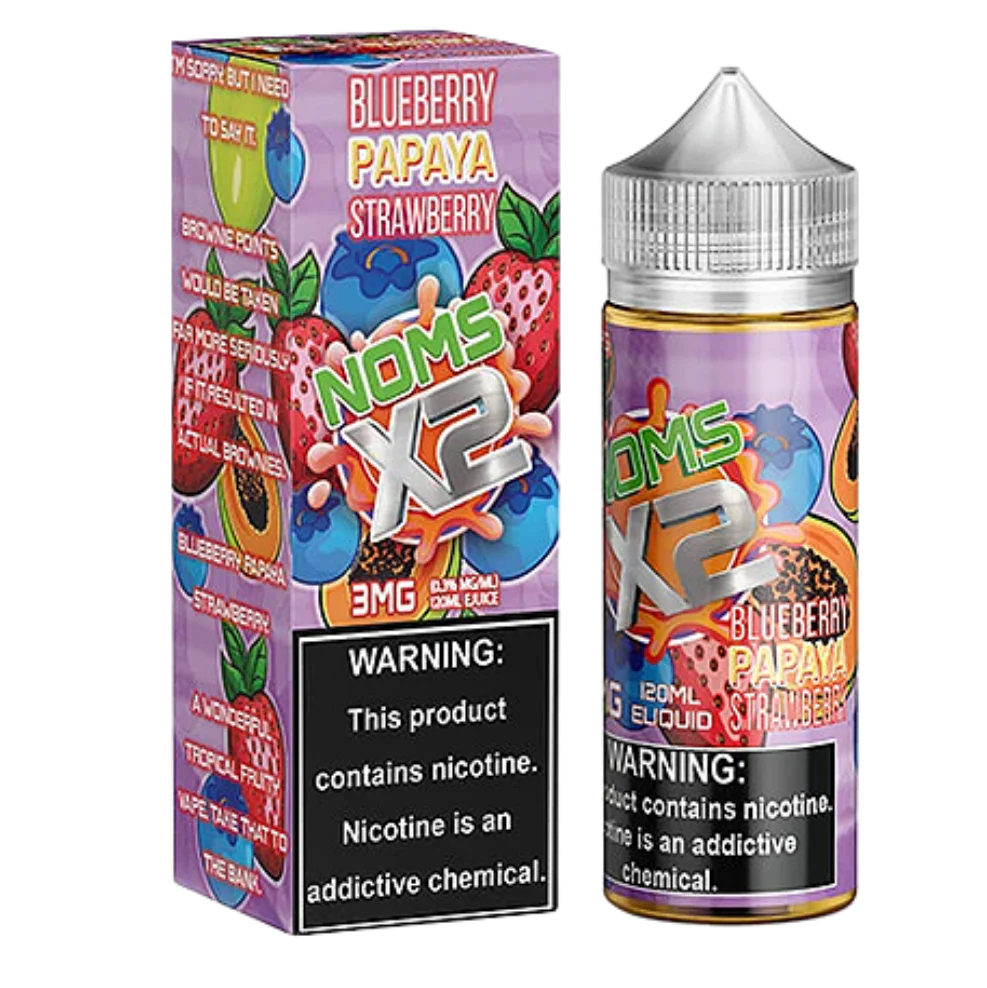 Noms X2 120mL - Blueberry Papaya Strawberry -