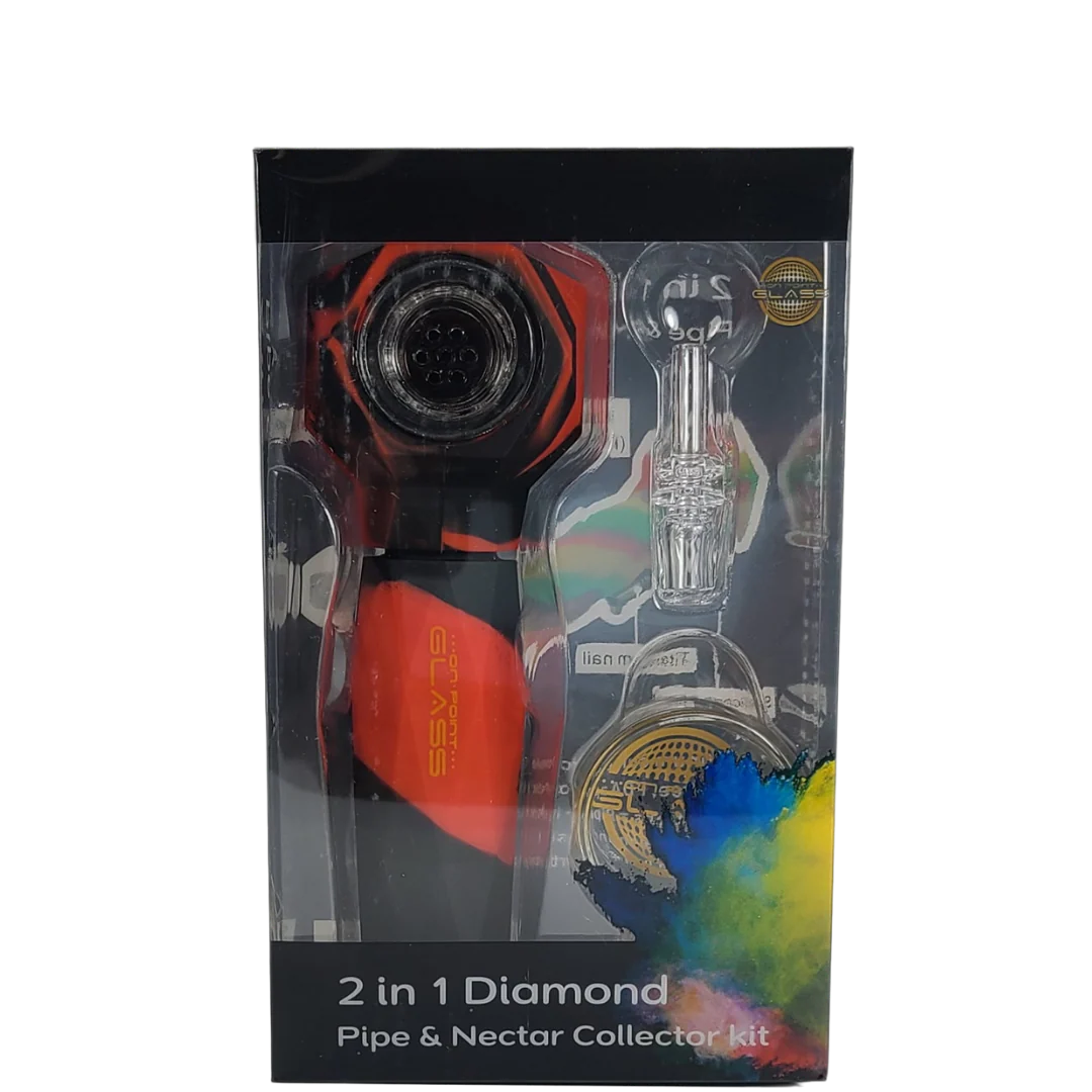 On Point Glass - Diamond 2 in1 Hand and Nectar Collector Kit - Image 2